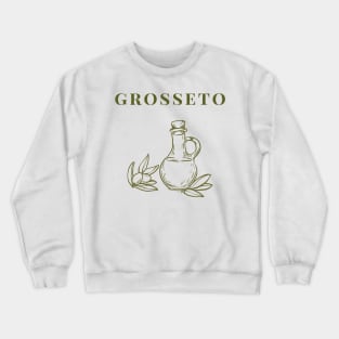 Grosseto Olive Oil Graphic Italy Crewneck Sweatshirt